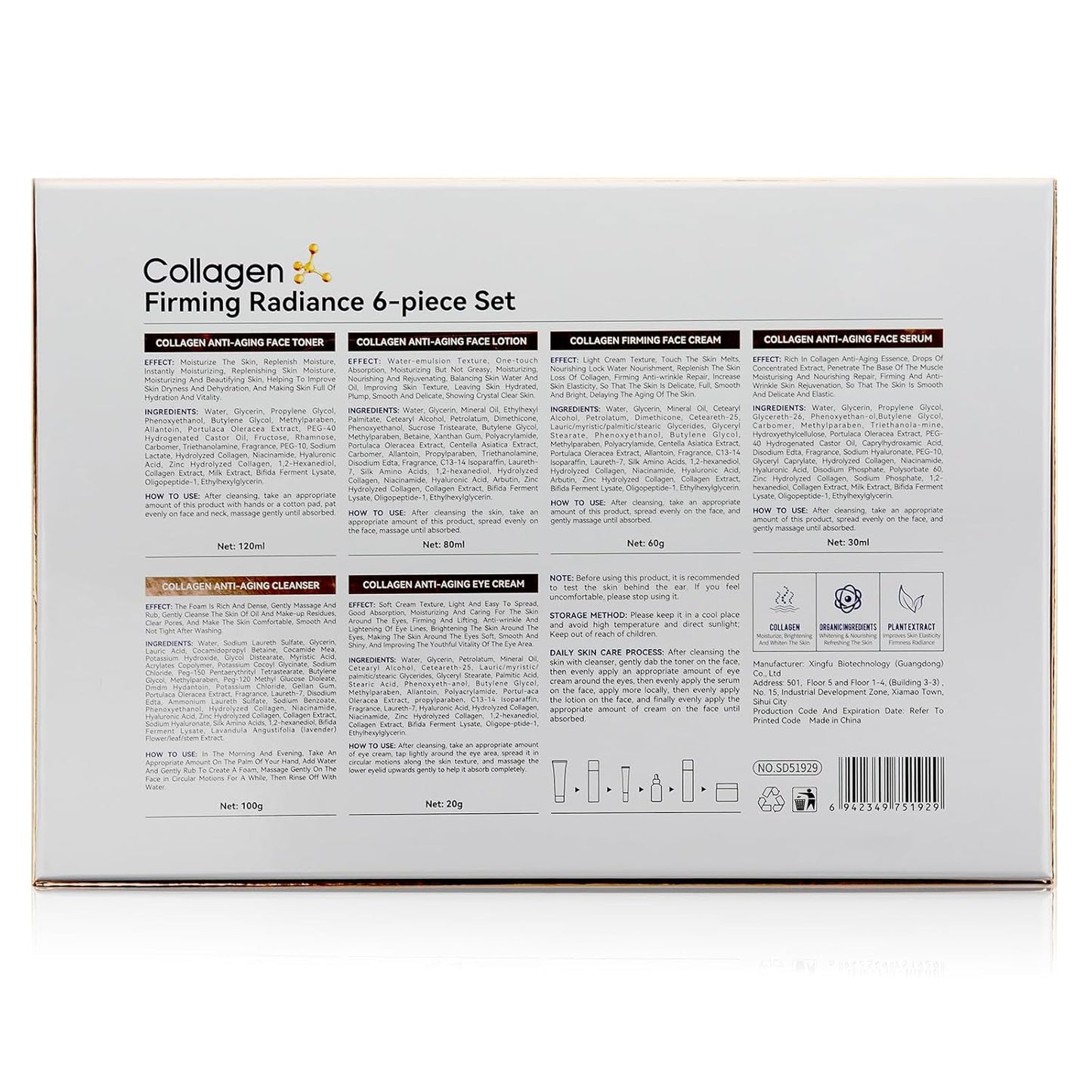 Set de colágeno 6 en 1